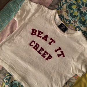 ❤️ Valfre ‘Beat It Creep’ crop top ❤️